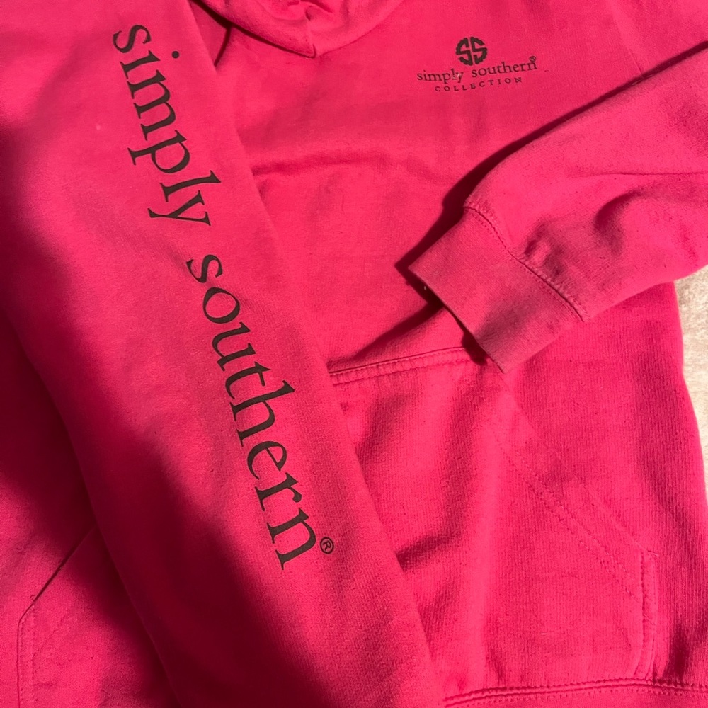 Pink simply southern Hoddie